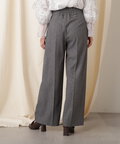 センタープレスワイドパンツ