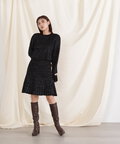 ラメミックスニット WEB限定カラー:ブルー