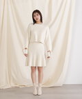 ラメミックスニット WEB限定カラー:ブルー