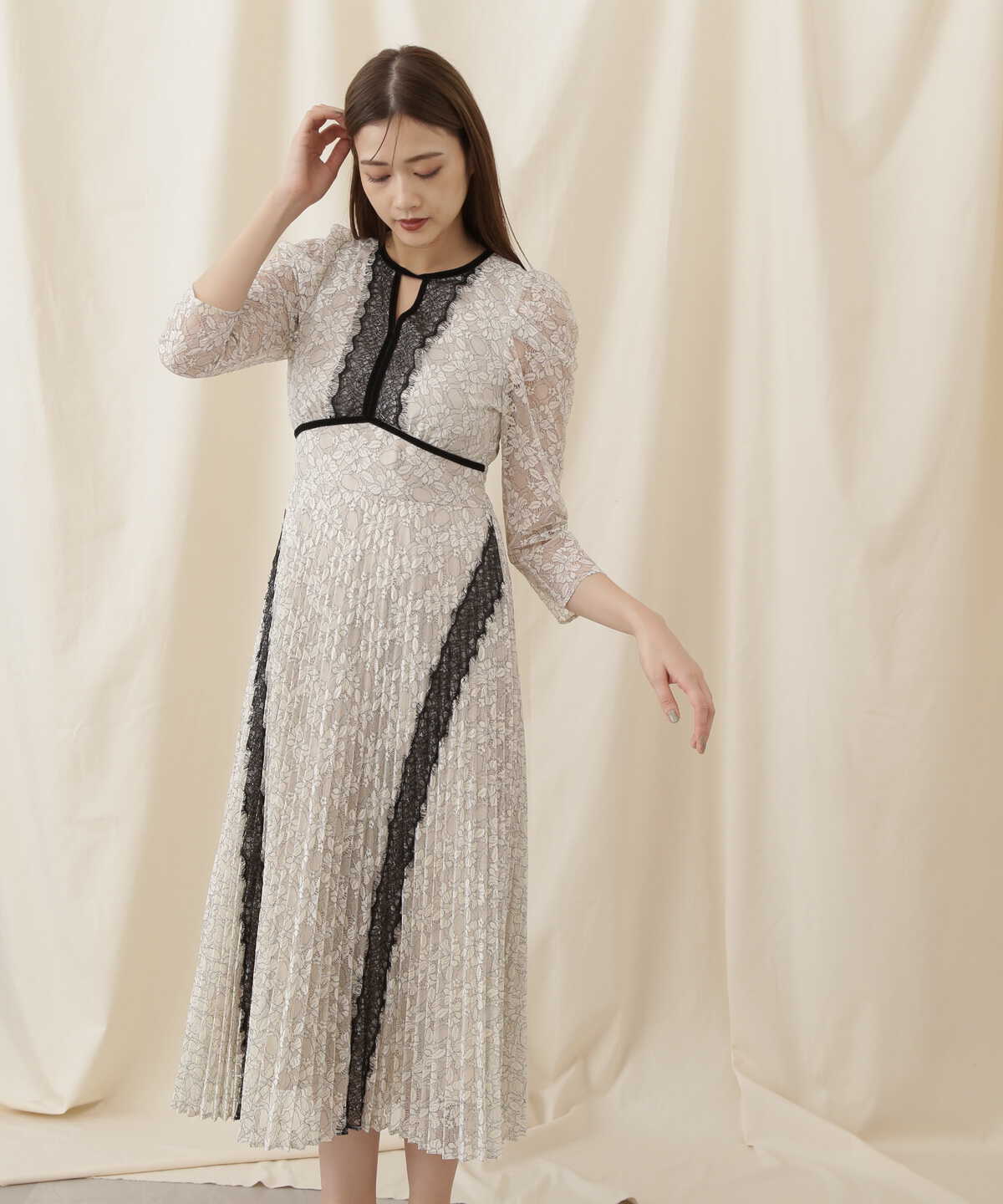 jillstuart white 新品 レース ワンピース