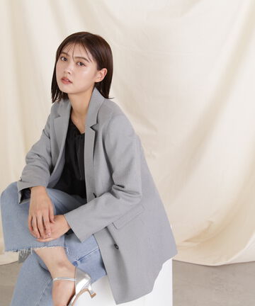 《sweet掲載商品》スリーピーススーツ ジャケット WEB限定カラー：エクリュ