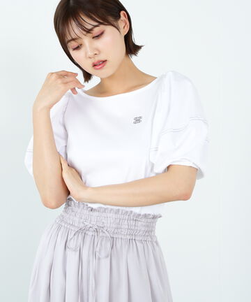 ランタンスリーブシシュウTシャツ