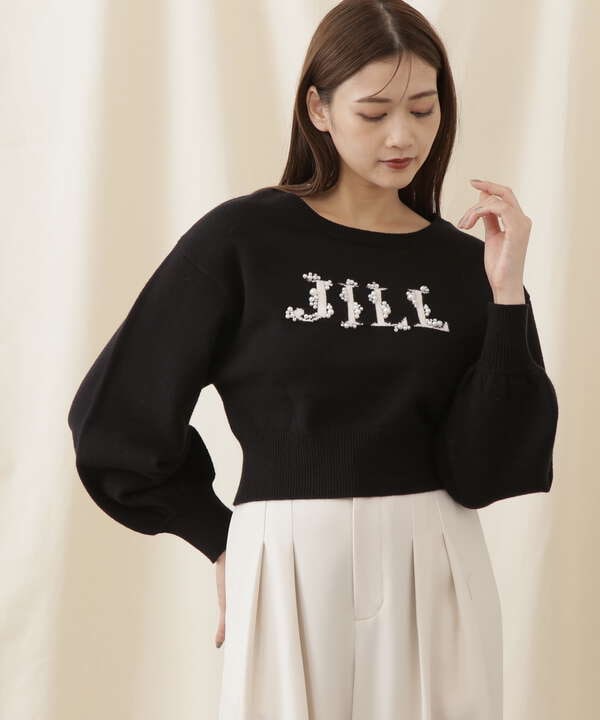 ロゴジャガードビジューニット（1253270040） | JILL by JILL STUART