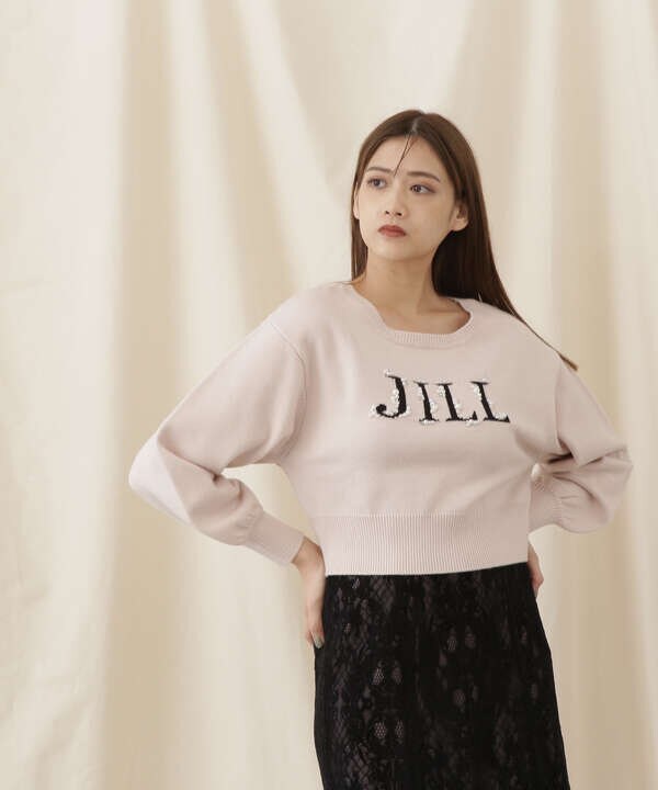 ロゴジャガードビジューニット（1253270040） | JILL by JILL STUART