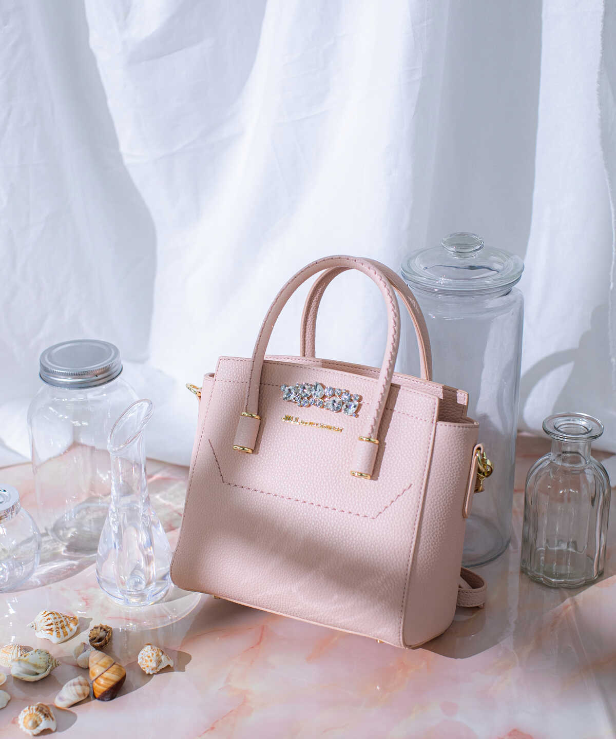 【新品】JILL by JILLSTUART ビジューロイヤルトート pink