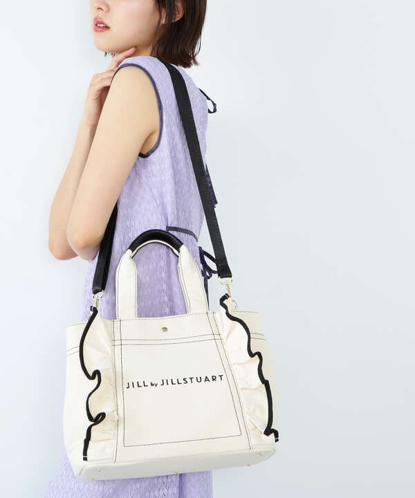 オンラインショップ】 JILLbyJILLSTUART フリルトートバッグ WEB限定