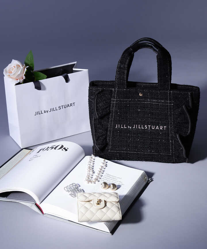 新品未使用??JILL by JILLSTUART ツイードフリルトート(小)LADY77一覧 ...