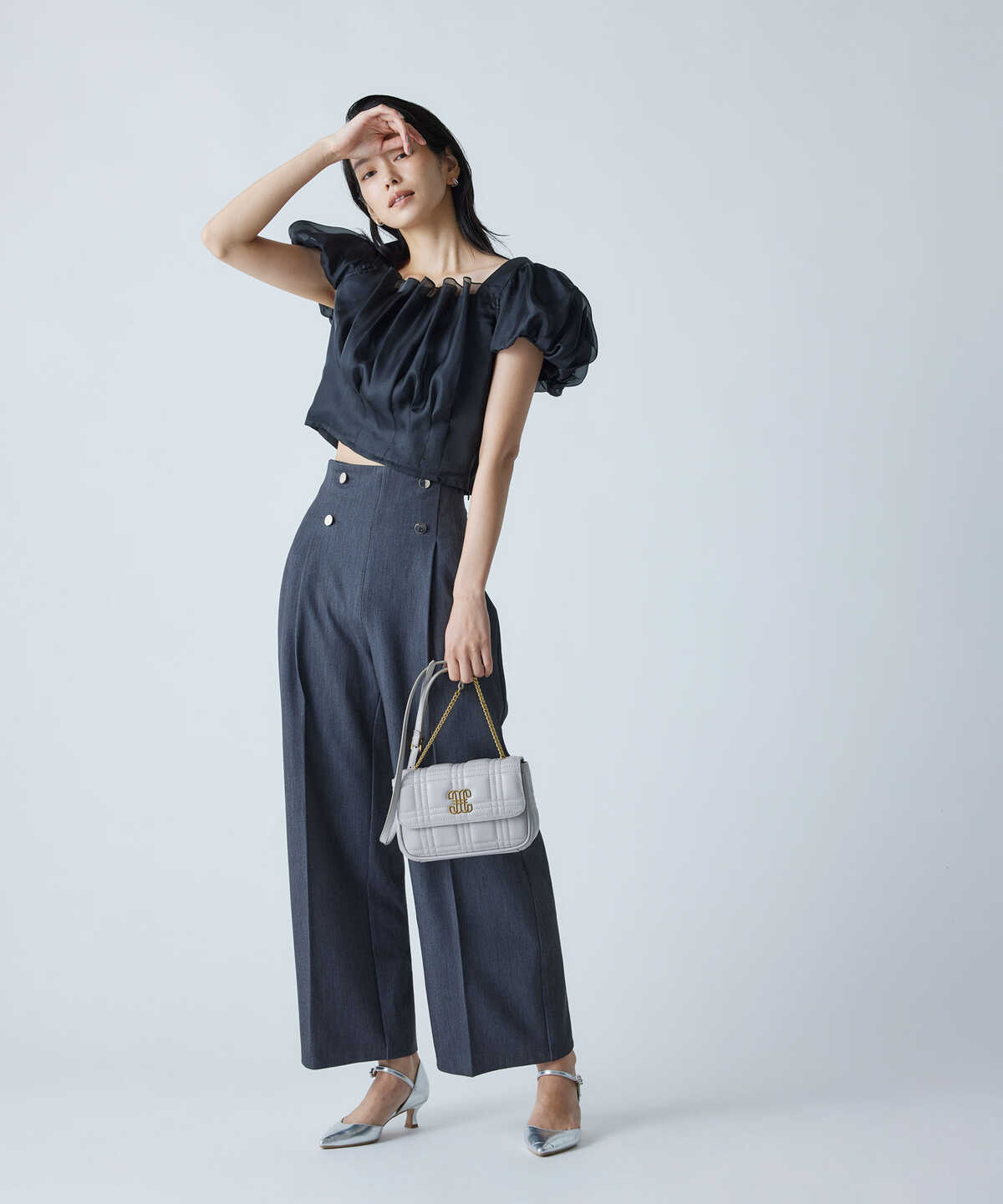 【堀未央奈さん着用】《sweet掲載商品》ストラップパンプス
