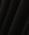 【eS】リボンデザインフレアーワンピース　WEB限定カラー:ブラック