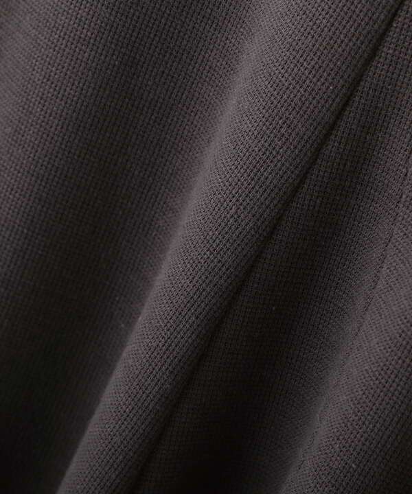 【eS】リボンデザインフレアーワンピース　WEB限定カラー:ブラック
