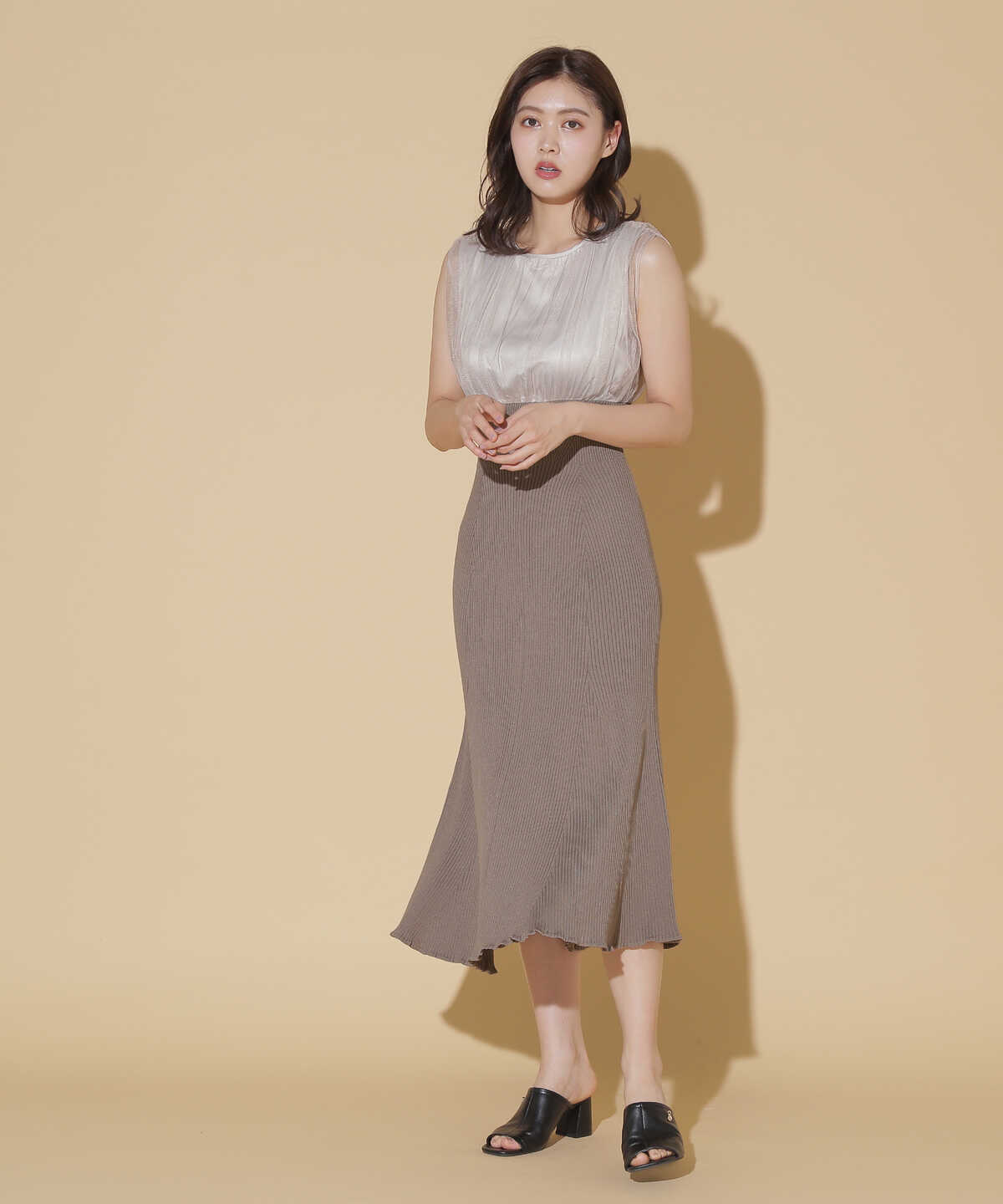 バックチュール　セットアップ　140  ジルスチュアートニューヨーク チュールセットアップワンピース140 ♡ ジルスチュアート ニューヨーク