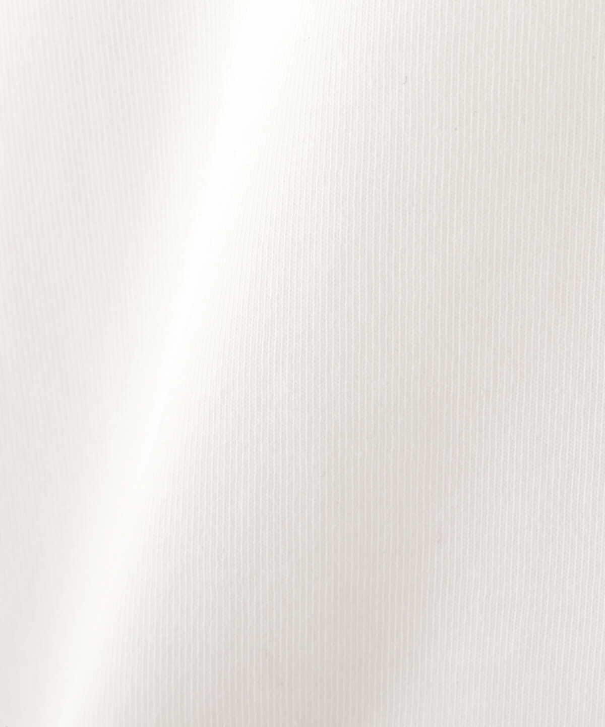 オーガニックコットンパール刺繍ロゴTシャツ