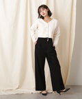  【先行予約12月上旬-12月中旬入荷予定】リボンビジューショートカーディガン