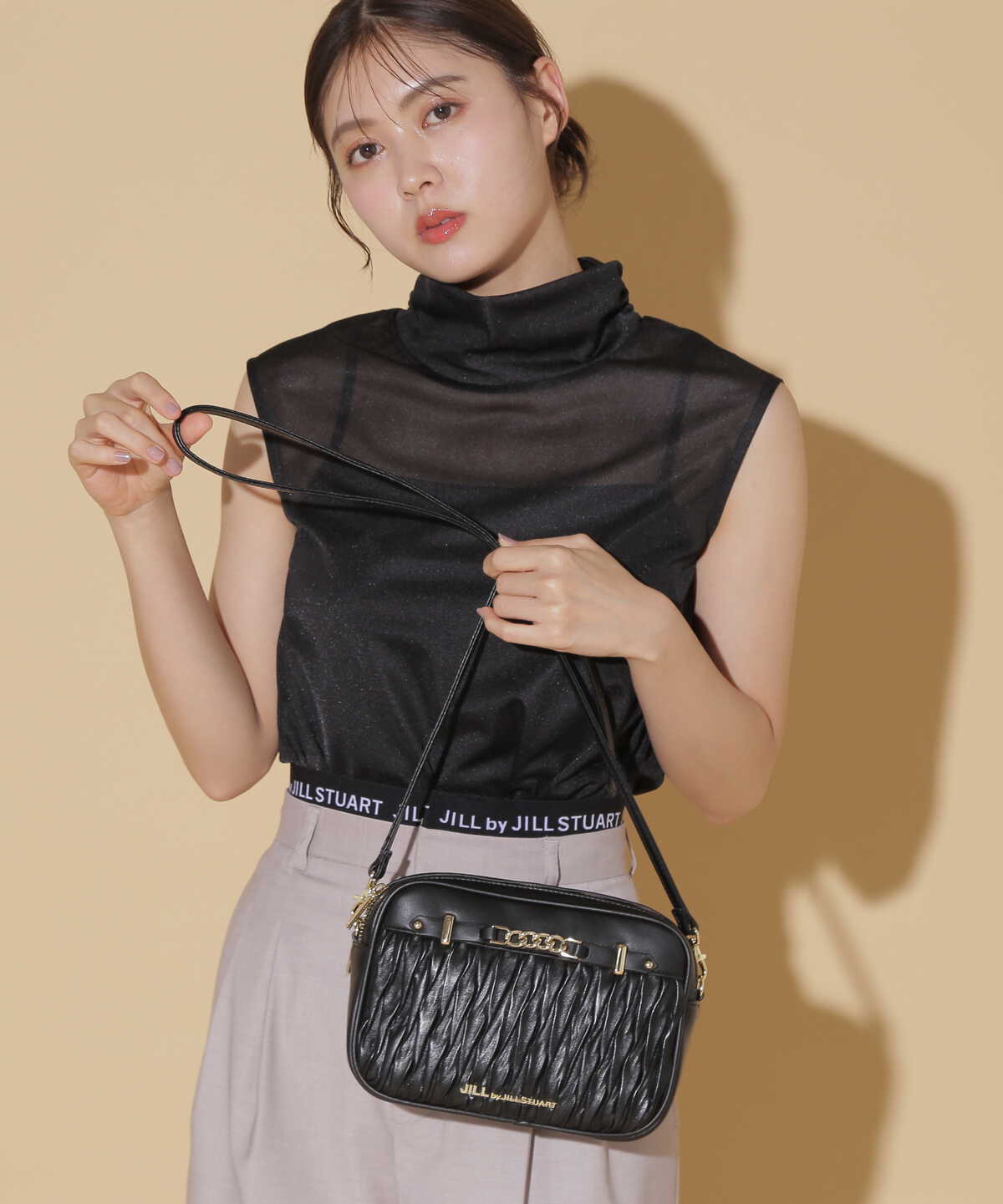 JILL BY JILLSTUART パフィーポシェット黒【新品 タグ付き】ブラックsize