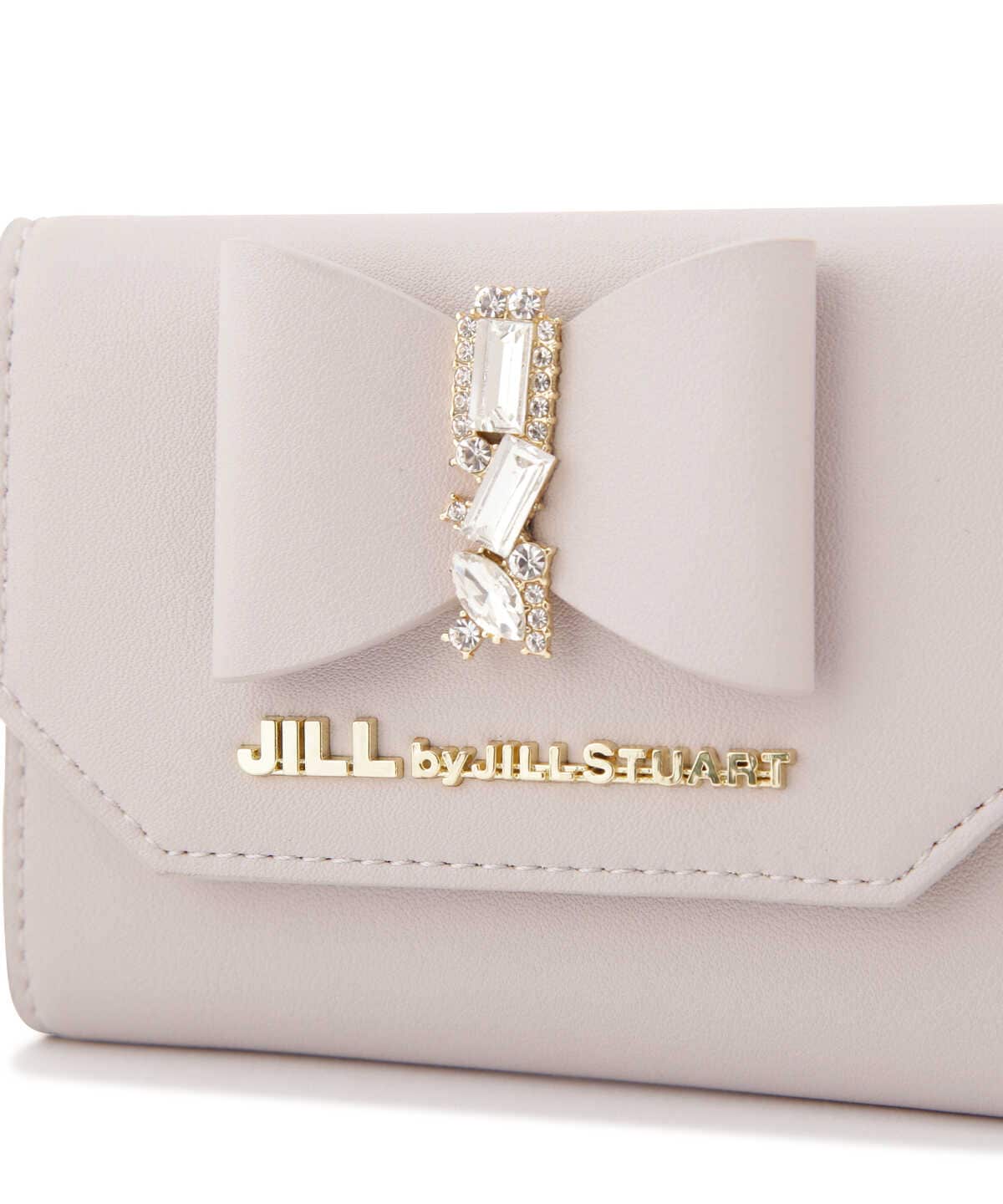 JILL by JILL STUART リボンビジューウォレットシリーズ色はライトピンク2です