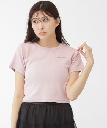 ダメージ加工コンパクトロゴＴシャツ