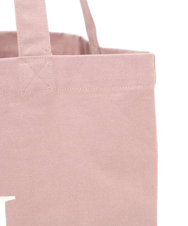 【先行予約7月上旬-7月中旬入荷予定】刺繍ロゴトートバッグ　WEB限定カラー:ピンク