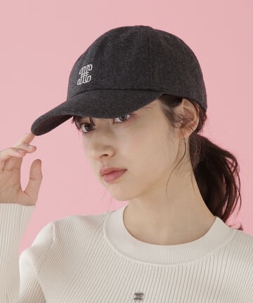 【先行予約11月上旬-11月中旬入荷予定】JJ BASIC ウール混 CAP