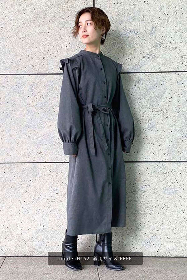 前後2way肩フリルワンピース Free S Mart サンエービーディーオンラインストア Sanei Online Store