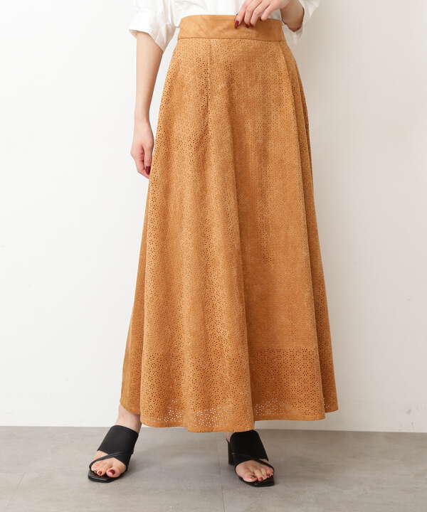 カットワークaラインロングスカート Free S Mart サンエービーディーオンラインストア Sanei Online Store