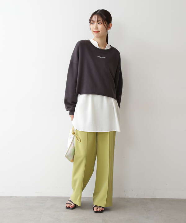 Sシリーズ対応商品 センタープレスワイドパンツ Free S Mart サンエービーディーオンラインストア Sanei Online Store