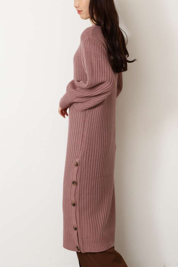 公式 セット販売 ジャケット風カーディガン ハイネックワンピース ニット 秋冬物 カジュアル ひざ丈 リブ編み 新しいコレクション Www Iacymperu Org