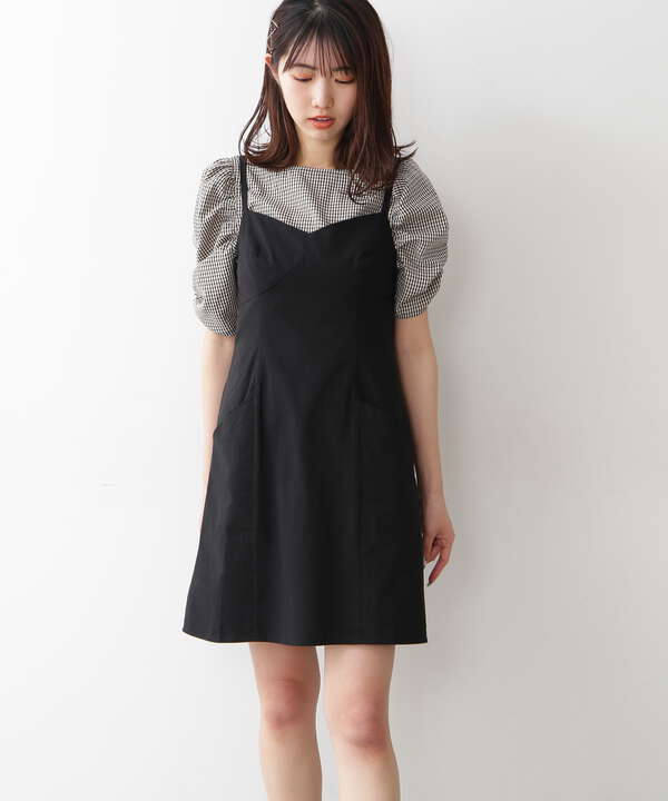 バスト切替ミニ丈aラインキャミワンピース Free S Mart フリーズマート 公式 通販mix Tokyo ミックスドットトウキョウ