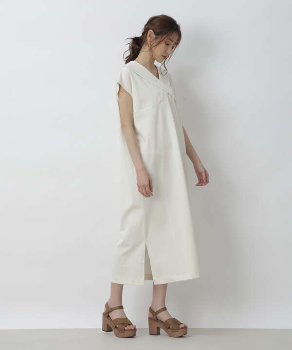 セーラーカラーノースリカットソーワンピース Free S Mart サンエービーディーオンラインストア Sanei Online Store