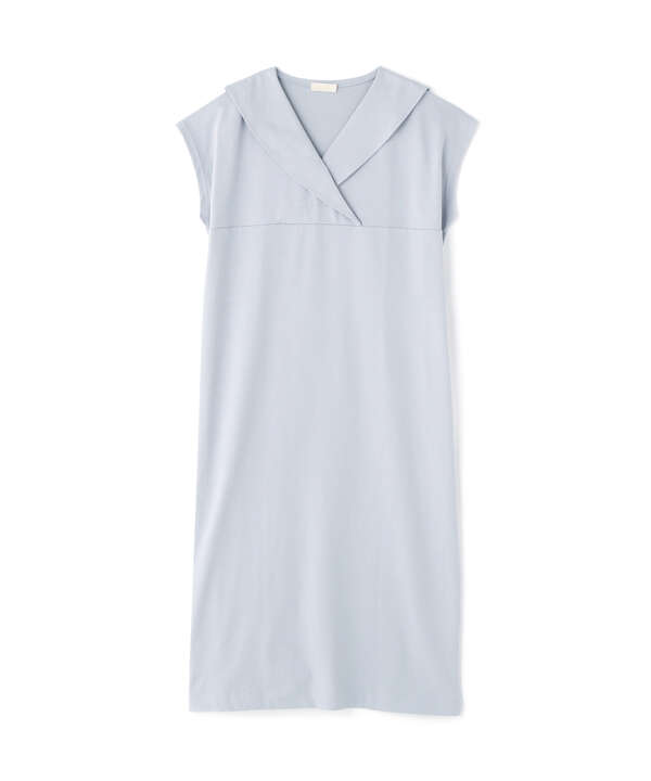 セーラーカラーノースリカットソーワンピース Free S Mart サンエービーディーオンラインストア Sanei Online Store