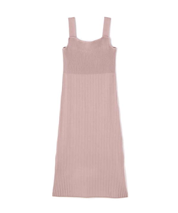 異ピッチリブニットバスト切替キャミワンピース Free S Mart サンエービーディーオンラインストア Sanei Online Store