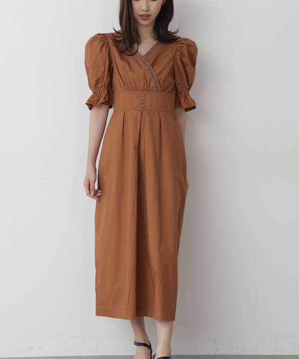 レースディティールローンｉラインワンピース Free S Mart サンエービーディーオンラインストア Sanei Online Store