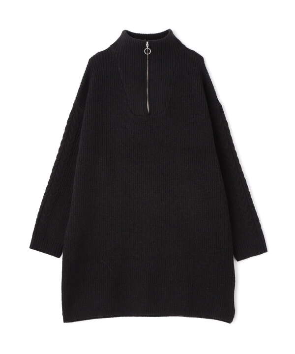 アノラックケーブルニットワンピース Free S Mart サンエービーディーオンラインストア Sanei Online Store