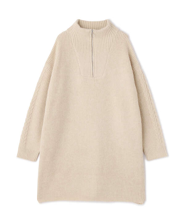 アノラックケーブルニットワンピース Free S Mart サンエービーディーオンラインストア Sanei Online Store