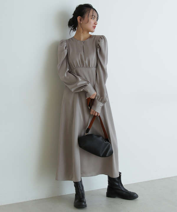 パワショルクルーネックワンピース Free S Mart サンエービーディーオンラインストア Sanei Online Store