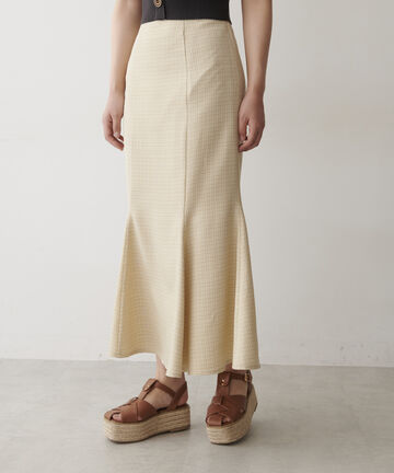 [Sシリーズ対応商品]チェックマーメイドスカートⅡ