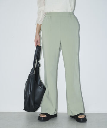 [Sシリーズ対応商品]サイドスリットフレアパンツ