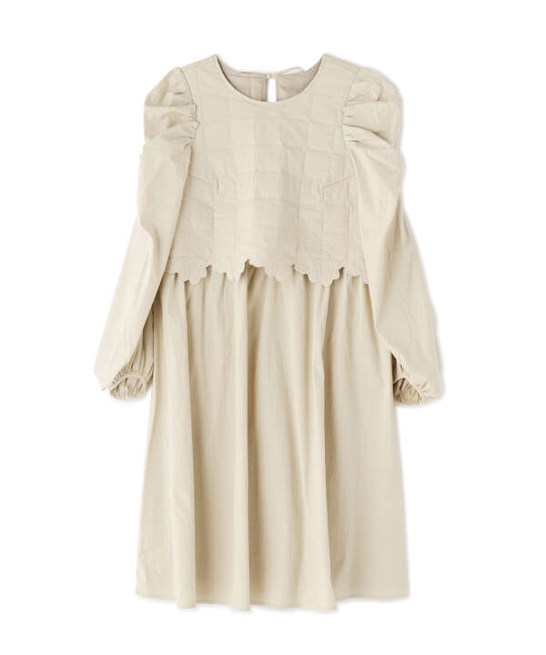 Sシリーズ対応商品 スカラキルティングレイヤードワンピース Free S Mart サンエービーディーオンラインストア Sanei Online Store Sシリーズ対応商品 スカラキルティングレイヤードワンピース Free S Mart サンエービーディーオンラインストア Sanei Online Store