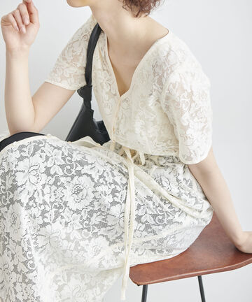 レースガウンワンピース