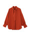 2Way起毛サテンボウタイブラウス