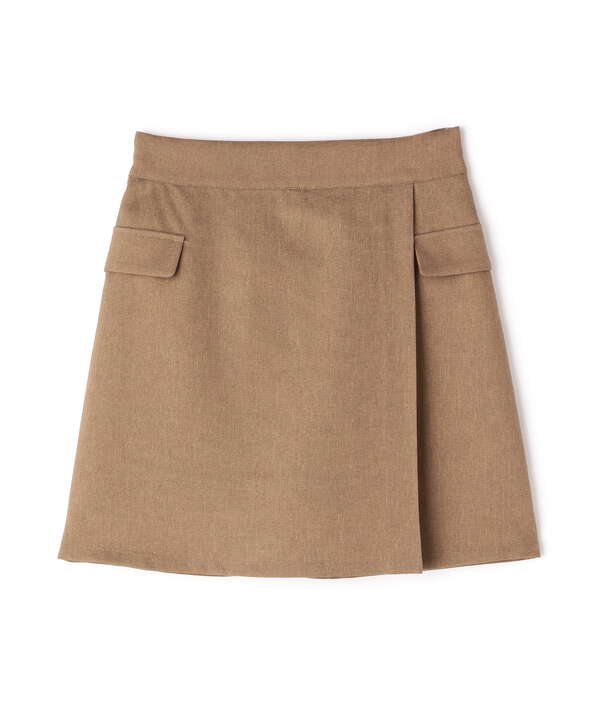 麻調ハイウエストインナーパンツ付きミニスカート Free S Mart サンエービーディーオンラインストア Sanei Online Store