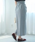 [Sシリーズ対応商品]ギャザーディティールフロントスリットナロースカート