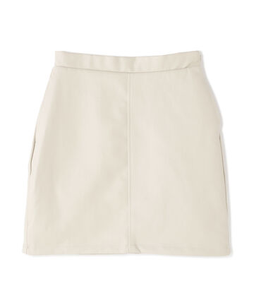 フェイクレザーミニスカート