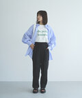 センタープレスペグトップパンツ