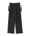 [Sシリーズ対応商品]サイドベルトタックワイドパンツ