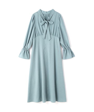 マルチウェイハイネックワンピース《WEB限定カラー：ライトブルー》