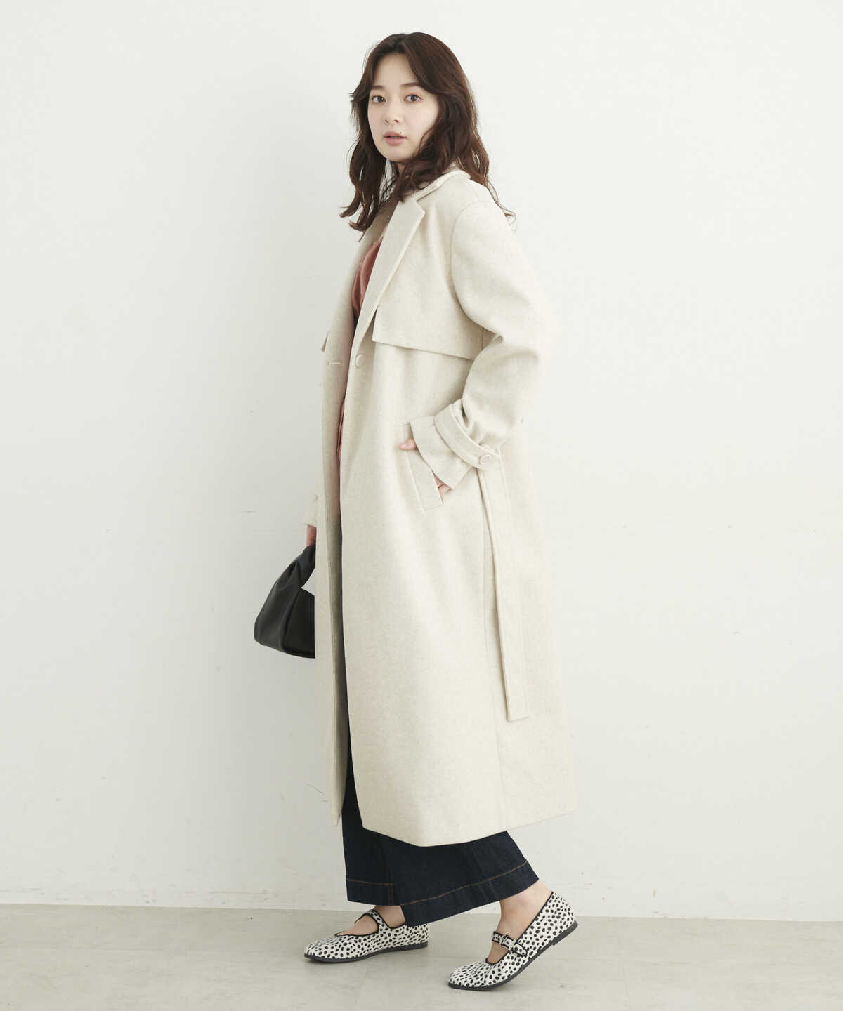 eimy istoire belted chester coat ピンク | odmalihnogu.org