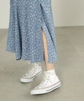 [低身長サイズ/Sシリーズ]ハイウエストフラワーマーメイドスカート