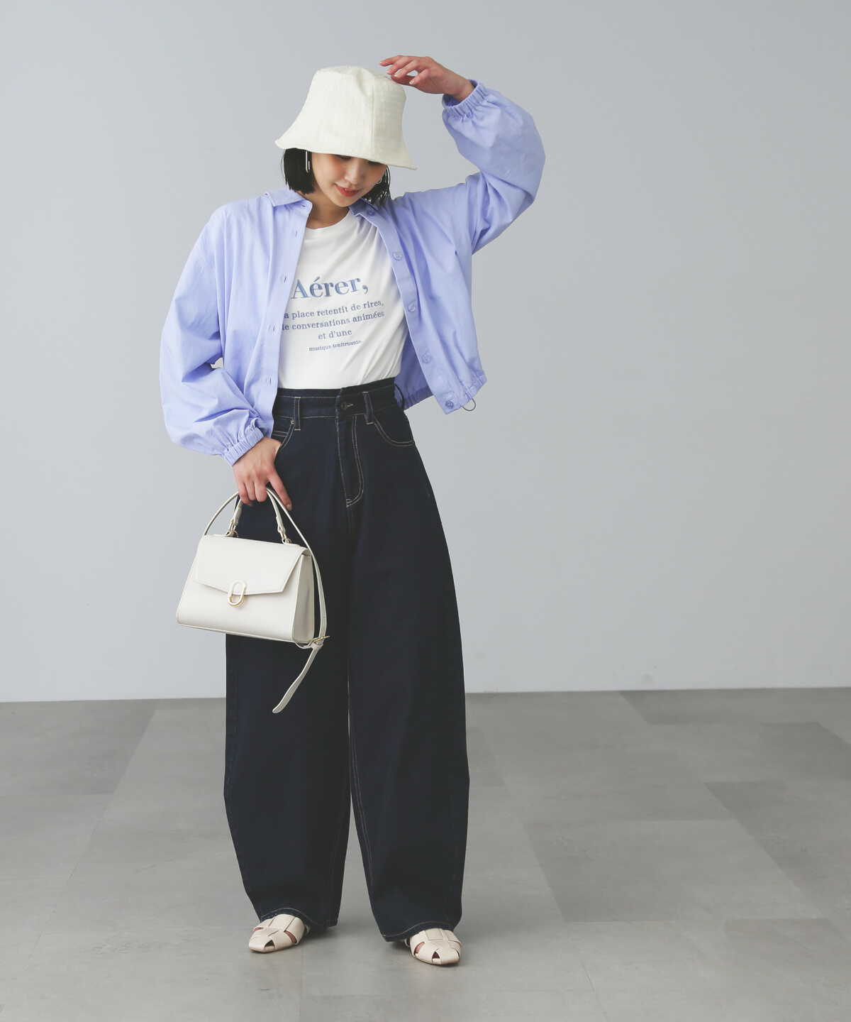 追加  【追加生産予約4月中旬-4月下旬入荷予定】デニムエッグパンツ