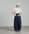 追加  【追加生産予約4月中旬-4月下旬入荷予定】デニムエッグパンツ