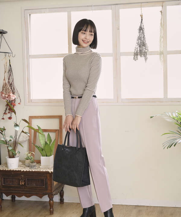 [Sシリーズ対応商品]カルゼカットソーペグトップパンツ
